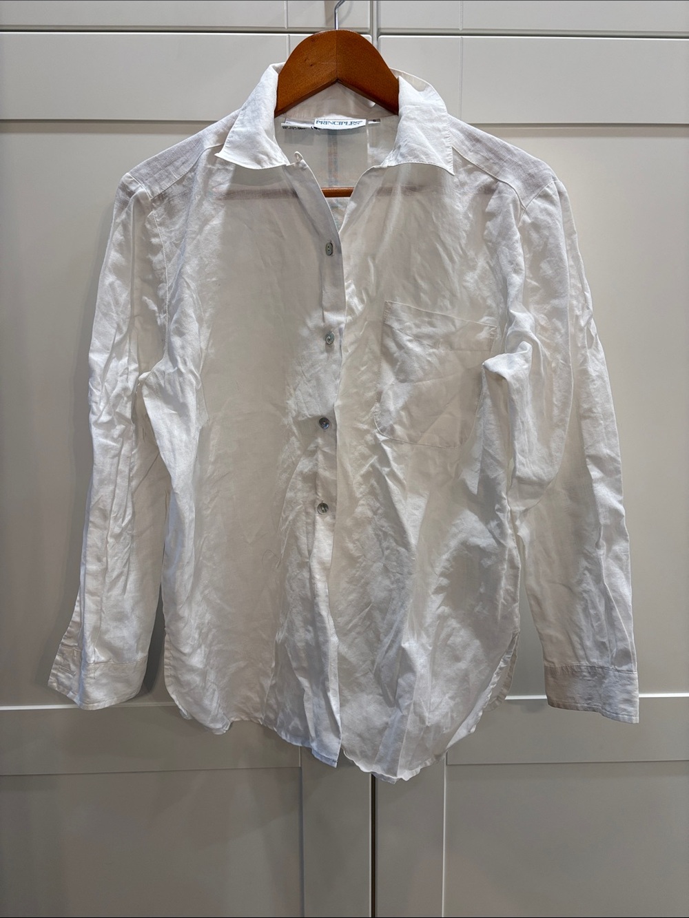100% linen Button-Down Shirt